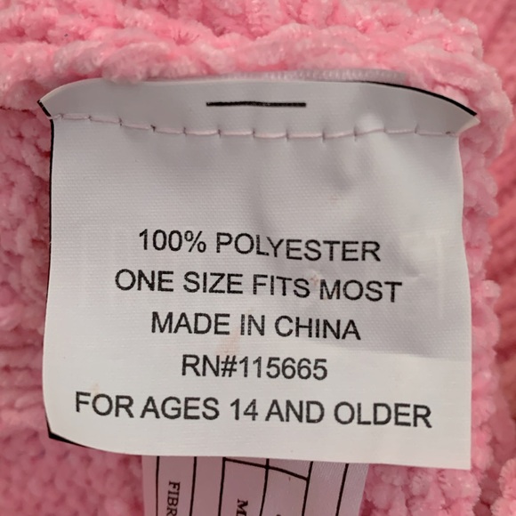 Fruit Basket Group Pom Pink Beanie One Size - Picture 4 of 4